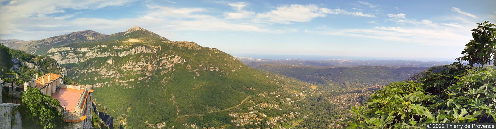 A panorama view from Gourdon